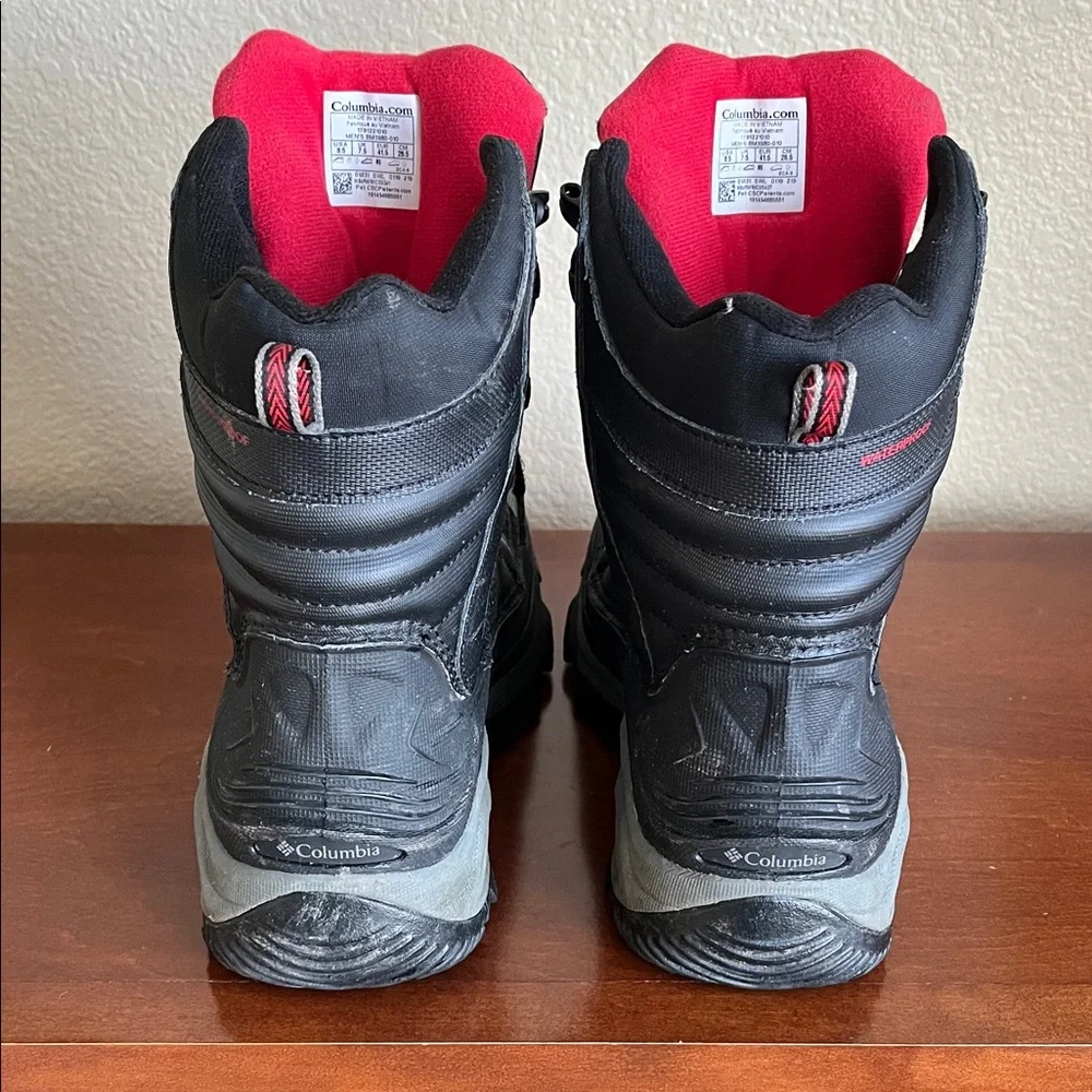 Columbia Black and Red Insulated Boots - Picture 13 of 13